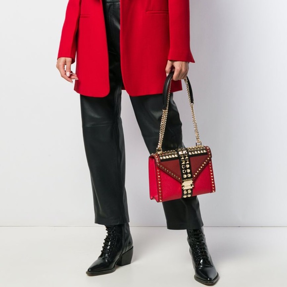 NEW Michael Kors studded leather chain strap Bag - Picture 3 of 8